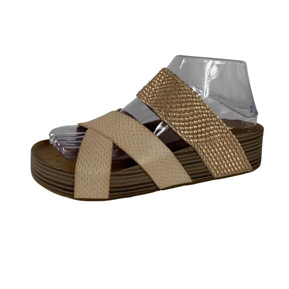 Blowfish Malibu Women's Leah Slide-On Platform Sandals Size 6.5 - Picture 1 of 10